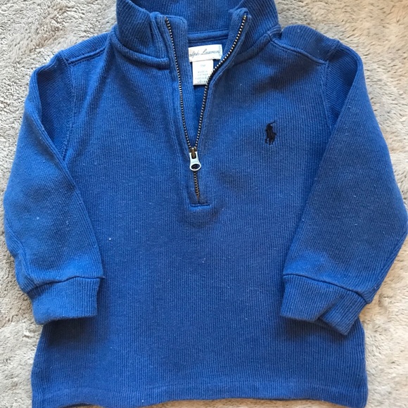 Two Designer Toddler Boy Zip-up Sweaters Size 18M - Picture 2 of 5